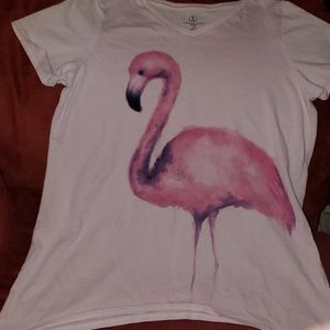 Size M 10-12 Pink Flamingo Shirt